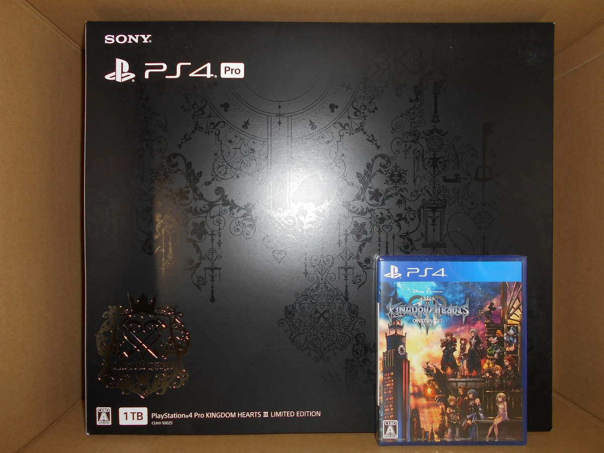 PS4 KINGDOM HEARTS III LIMITED EDITION Pro 1TB Box PlayStation 4