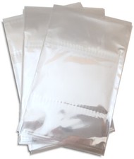 200-Pak RESEALABLE Plastic Wrap DOUBLE DVD Sleeves, for 27mm DVD Boxes 