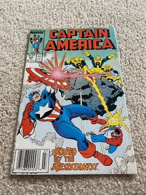 Captain America 343 VF/NM 9.0 High Grade Falcon Nomad Demolition