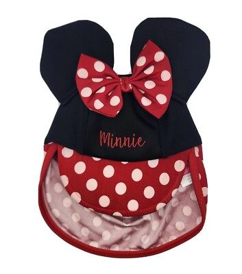 Disney Minnie Mouse Stretch Sun Visor Cap for Adults Minnie Bow