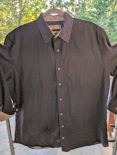 Nick Graham Everywhere Long Sleeve Dress Shirt Stretch Modern Fit X-Large