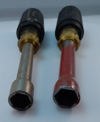 Klein Tools Vintage Nut Driver Set of 2 630 1/2 inch & 7/16 inch Hex - Picture 5 of 6