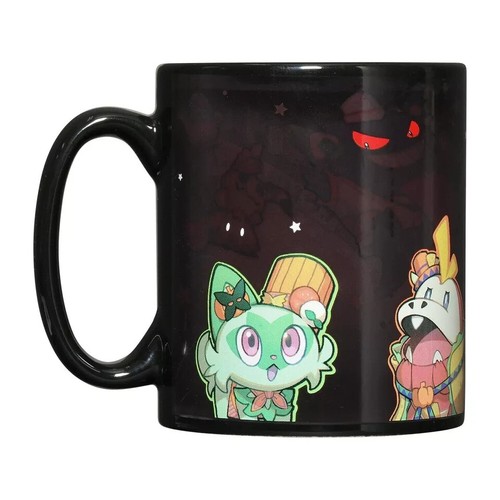 Taza Pokemon Center Original Cambio de Color PALDEA ESPELUZNANTE HALLOWEEN - Imagen 4 de 5