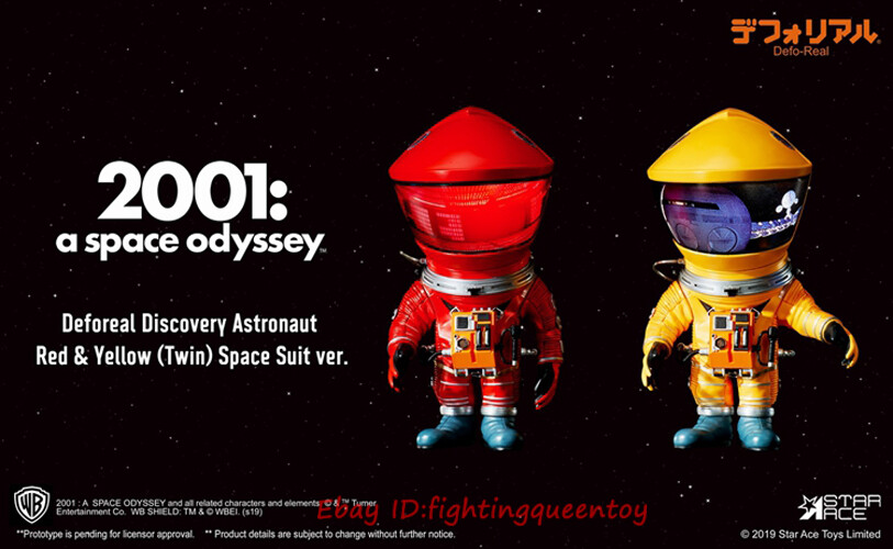 Star Ace Toys デフォリアルシリーズ 宇宙の旅 2001 Star Ace Toys 2001:a space Odyssey 1968 DF Astronauts Yellow + Red
