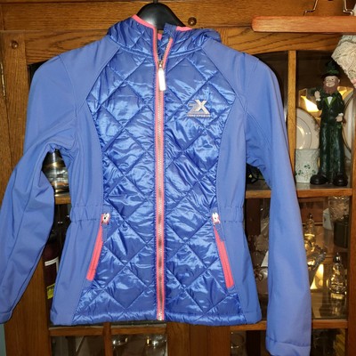 girls blue winter coat