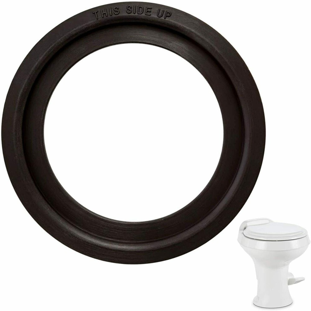 Durable Toilet Flush Universal 385311658 4inch Black For RV Replacement