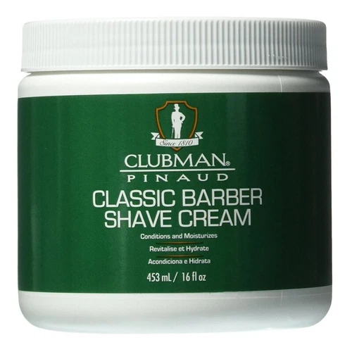 Clubman Classic Barber Shave Cream 453ml 16 fl. oz.