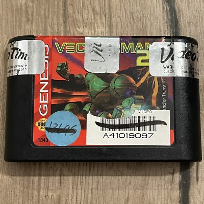 Vectorman 2 (Sega Genesis, 1996) Cartridge Only Tested & Working