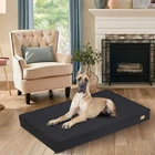 Jumbo Large Orthopedic Dog Bed Memory Foam Pet Kennels Mattress Washable Cover