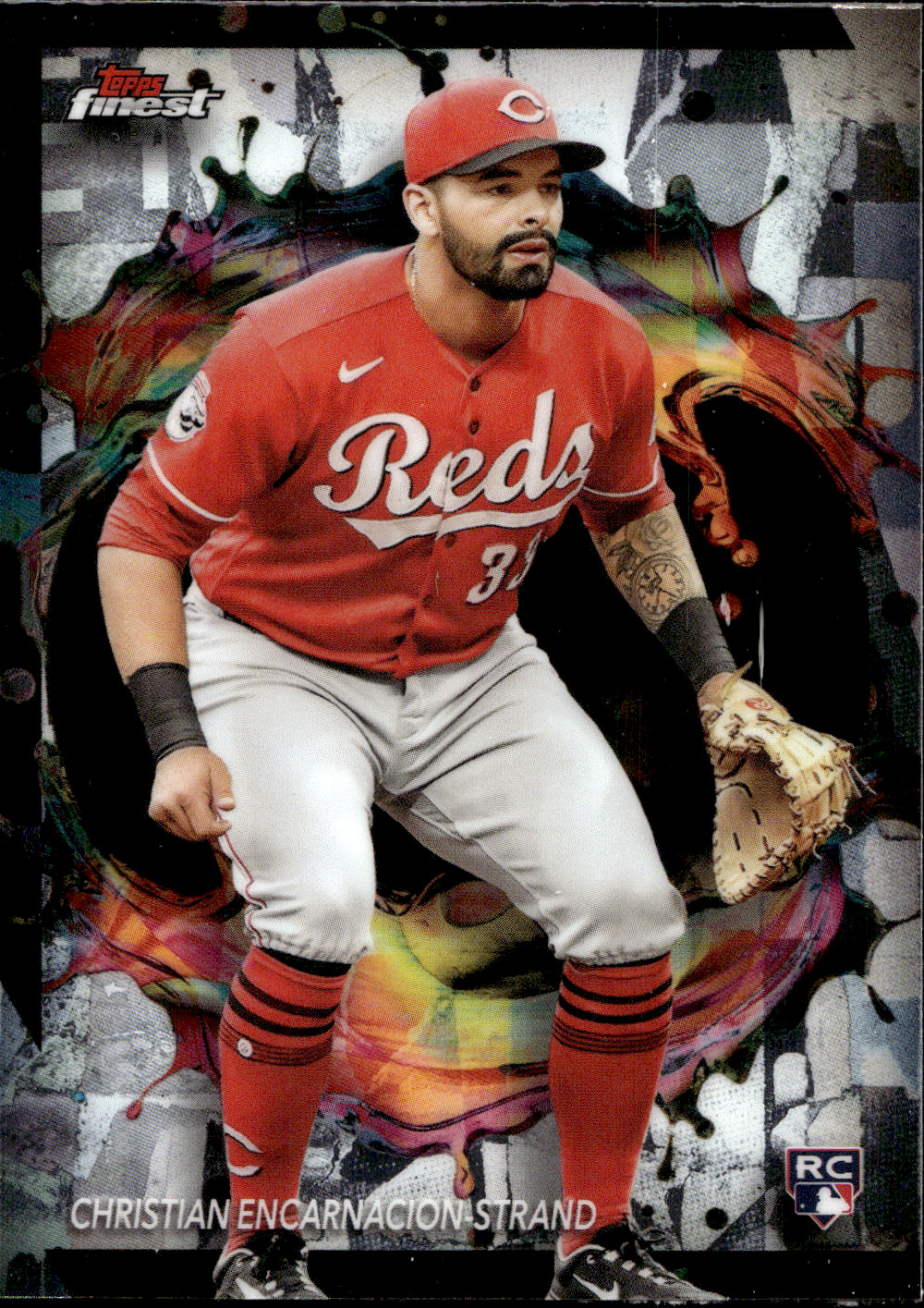 2024 Topps Finest - Rare Christian Encarnacion-Strand #257 (RC) Reds