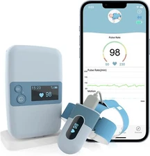 Babytone S2 Baby Sleep Monitor, Tracks Heart Rate and Movement, Have Free APP