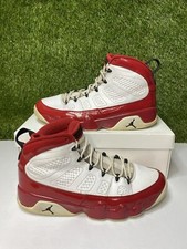 Air Jordan 9 Gym Red Retro Size 12 Mens White Sneakers 2019 302370-160