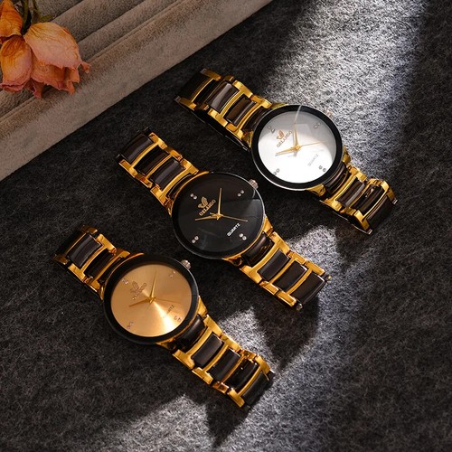 New Men Luxury Watches New Arrived Cool Black Gold Quartz Steel Wristwatch - Picture 13 of 28