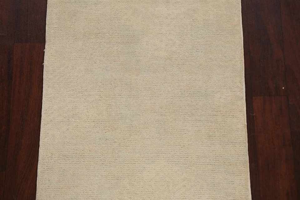 Muted Antique Style Gabbeh Kashkoli Oriental Runner Rug Hand-knotted 3x10 Carpet - Image 4 of 4