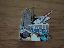 Hard Rock Cafe pin Boston MBTA Train Tram series Blue Line 1 of 4 2003