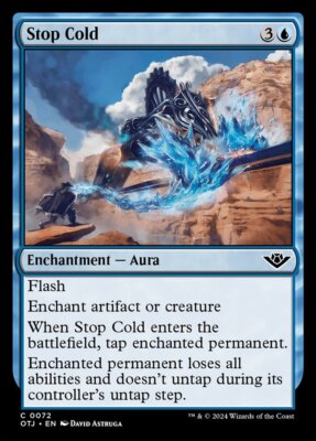 MTG Magic the Gathering Stop Cold (72/440) Outlaws of Thunder Junction NM