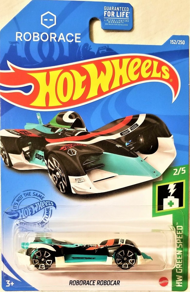 Hot Wheels - 2021 HW Green Speed 2/5 Roborace Robocar 152/250