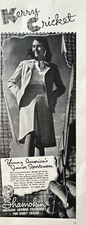 1941 Kerry Cricket Young American Junior Sportswear Woolens Loomed VTG Print Ad