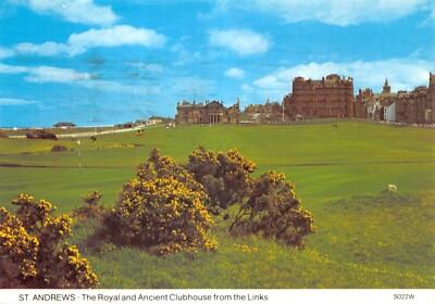 MODERNE TOPIGRAPHIK ST ANDREWS ROYAL ANTIKES CLUBHAUS GUT SEHR GUT
