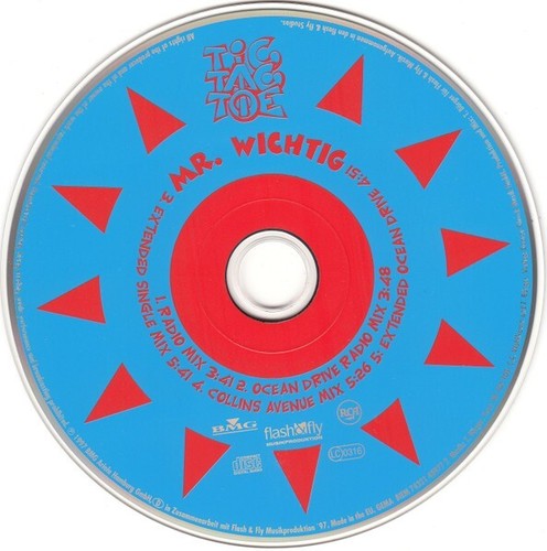 CD Maxi Single Tic Tac Toe Mr. Wichtig TOP - Bild 2 von 3