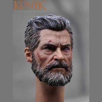 Kumik 1 6 Wolverine Old Logan Head Sculpt Model Km16 55 For 12