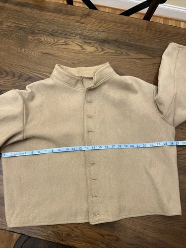 Civil War Reenactors Confederate shell Jacket- Brown/Butternut Lg.-Xlg.