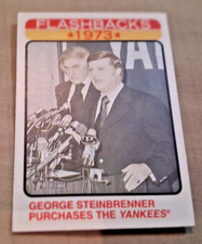 2022 Topps Heritage News Flashbacks #NF11 George Steinbrenner Purchases Yankees