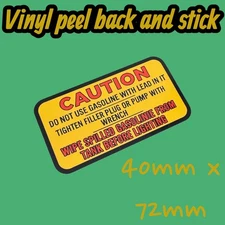 Caution  Blow Torch Vinyl Sticker Decal Jug Vintage Classic Lamp Brass Tool