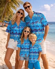 Turtle Ocean Family Matching Hawaiian Shirt, Navy Life Aloha Button Up