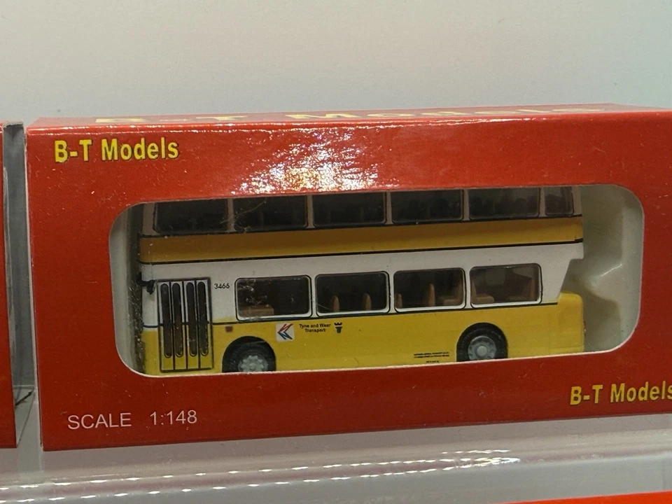 Lote de trabajo modelo autobús fundido a presión calibre N 1:148 modelos X6 B-T + ferrocarriles diecast Oxford Foto 3 de 4