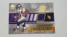2001-PACIFIC PRIVATE STOCK-RANDY MOSS GAME WORN JERSEY-VIKINGS
