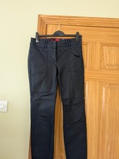 Womans leather look jeans, beautiful dark  navy in colour with a stretch fabric.