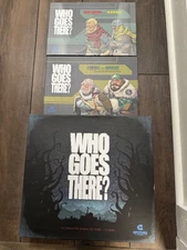 Who Goes There Deluxe Board Game with 2 Character Expansion Packs