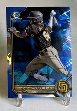 Victor Acosta 2022 Bowman Chrome Sapphire #BCP-249 San Diego Padres