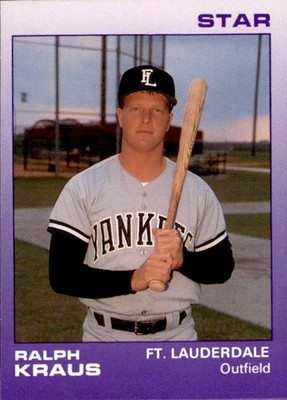 1988 Ft. Lauderdale Yankees Star #14 Ralph Kraus Plano Texas TX Baseball Card