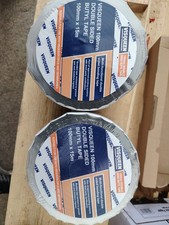 2 rolls of Visqueen 100mm Double Sided Butyl Tape Self , 100mm X 15mm