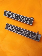 1974 74 75 Pontiac Grand Ville Brougham Fender Emblems Oem 1974 74 75 Pontiac Grand Ville Brougham Fender Emblems Oem