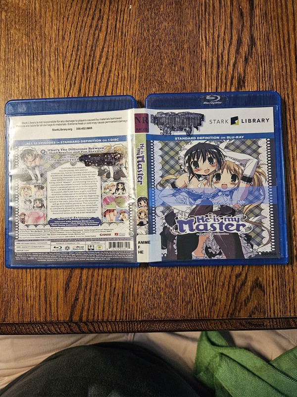 He Is My Master Bluray complete collection anime. Library Copy Near Mint