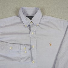 Ralph Lauren Shirt Mens 15.5 Long Sleeve Classic Fit Dress Button Down Pony