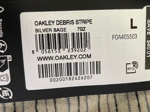 Oakley Men's Debris Stripe Polo LARGE - Picture 4 of 7