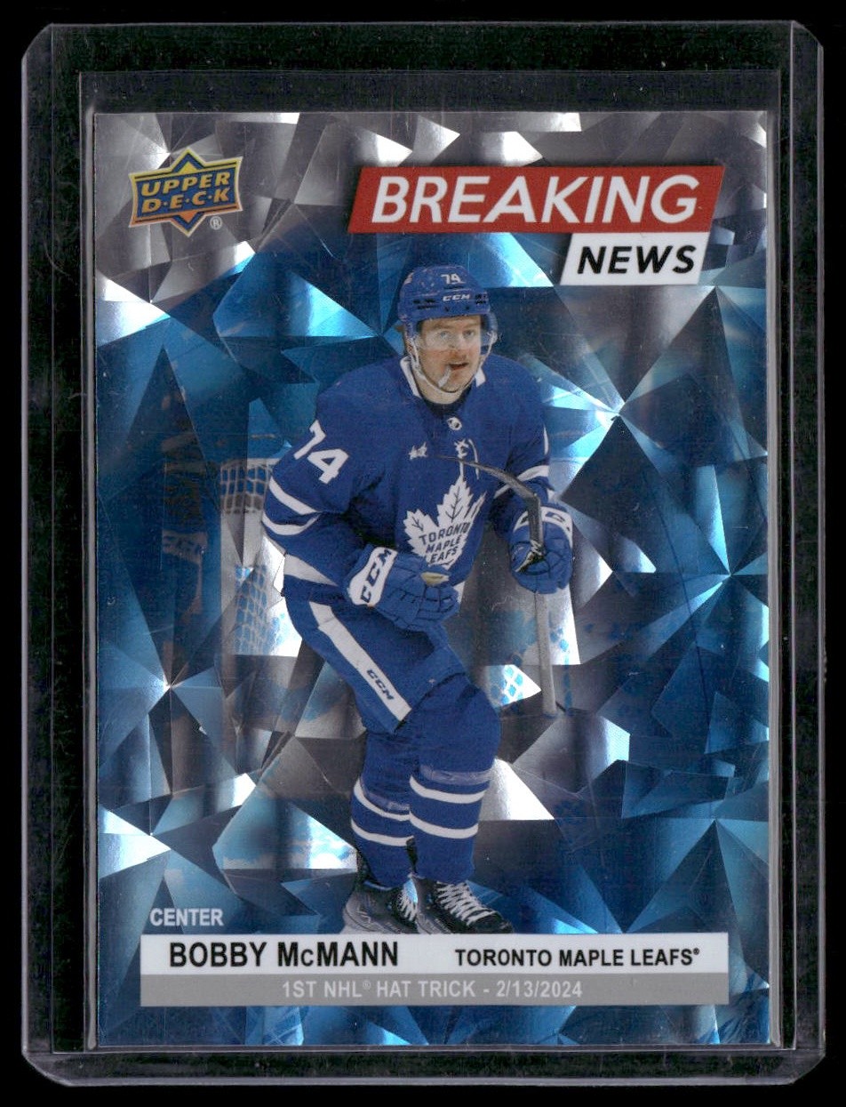 2024-25 Upper Deck #BN-2 Bobby McMann Breaking News