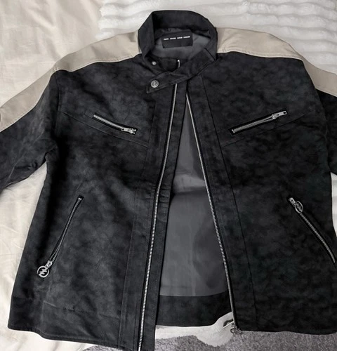 CEEC.LA Black/Beige Biker Jacket, Size M, 100% Authentic! And 50% off retail! image 4
