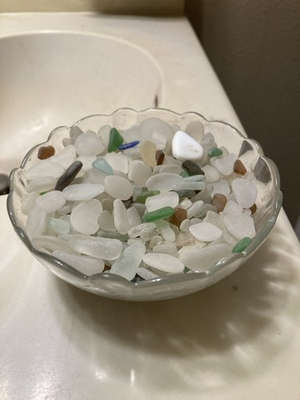 #ad Sea Glass Mixed Colors 1 LB Lot Genuine From Sea Glass Beach In Fort Bragg CA $16.00