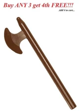 ☀️NEW! Lego Weapon Classic Brown BATTLE AXE Halberd Skeleton Castle Kingdoms