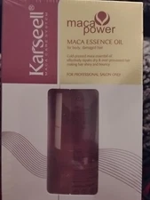 Karseel Maca Care System Maca Essence Oil Damaged and Dry Hair Oil New Sealed