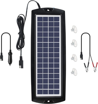Solar Car Battery Trickle Charger & Maintainer 12V Solar Panel