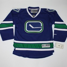 Reebok Vancouver Canucks NHL Hockey Third Jersey Youth S/M New With Tags