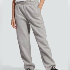Adidas Original Women's Essentials Fleece Joggers Grey Size Small