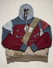 Star Wars Hoodie Mens Extra Large Full Zip Costume Bounty Hunter Armor Disney