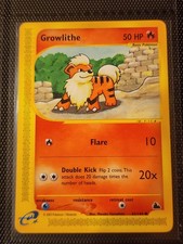 2003 Pokemon - Growlithe Skyridge 62/144 NM Card